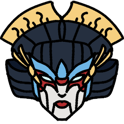 The head of 'classic' Windblade.